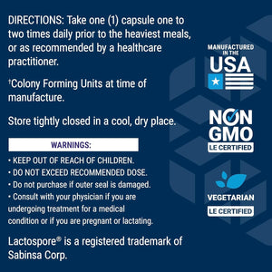 Life Extension Enhanced Super Digestive Enzymes & Probiotics - Plant-Based Diet Aid - 60 Vegetarian Capsules