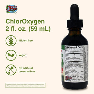 Herbs Etc. Chloroxygen Chlorophyll Concentrate - Aids Healthy Blood Circulation - Natural Vitality Support - 2 Fl Oz (132 Servings)