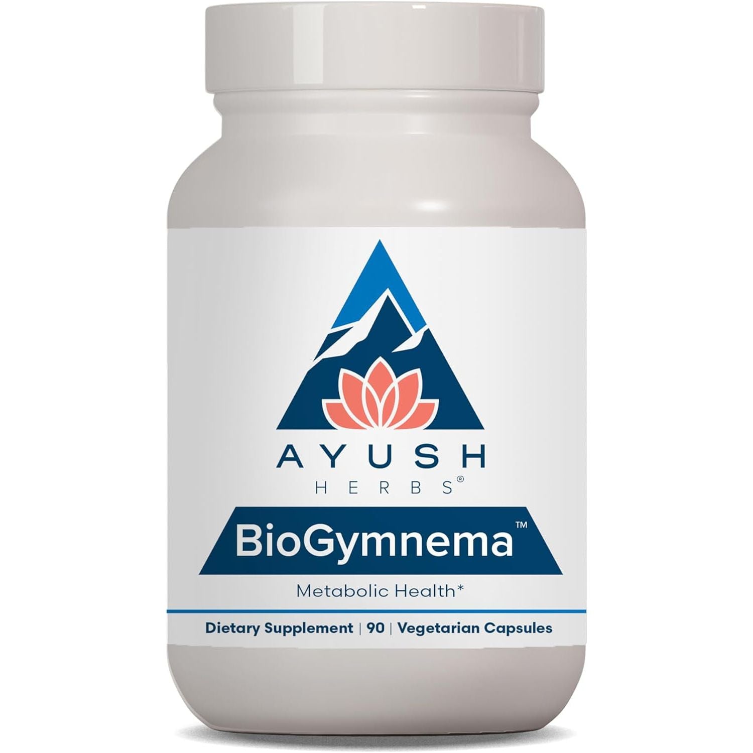 Ayush Herbs Biogymnema - Metabolic Vitamin & Herb Blend, 90 Vegetarian Capsules