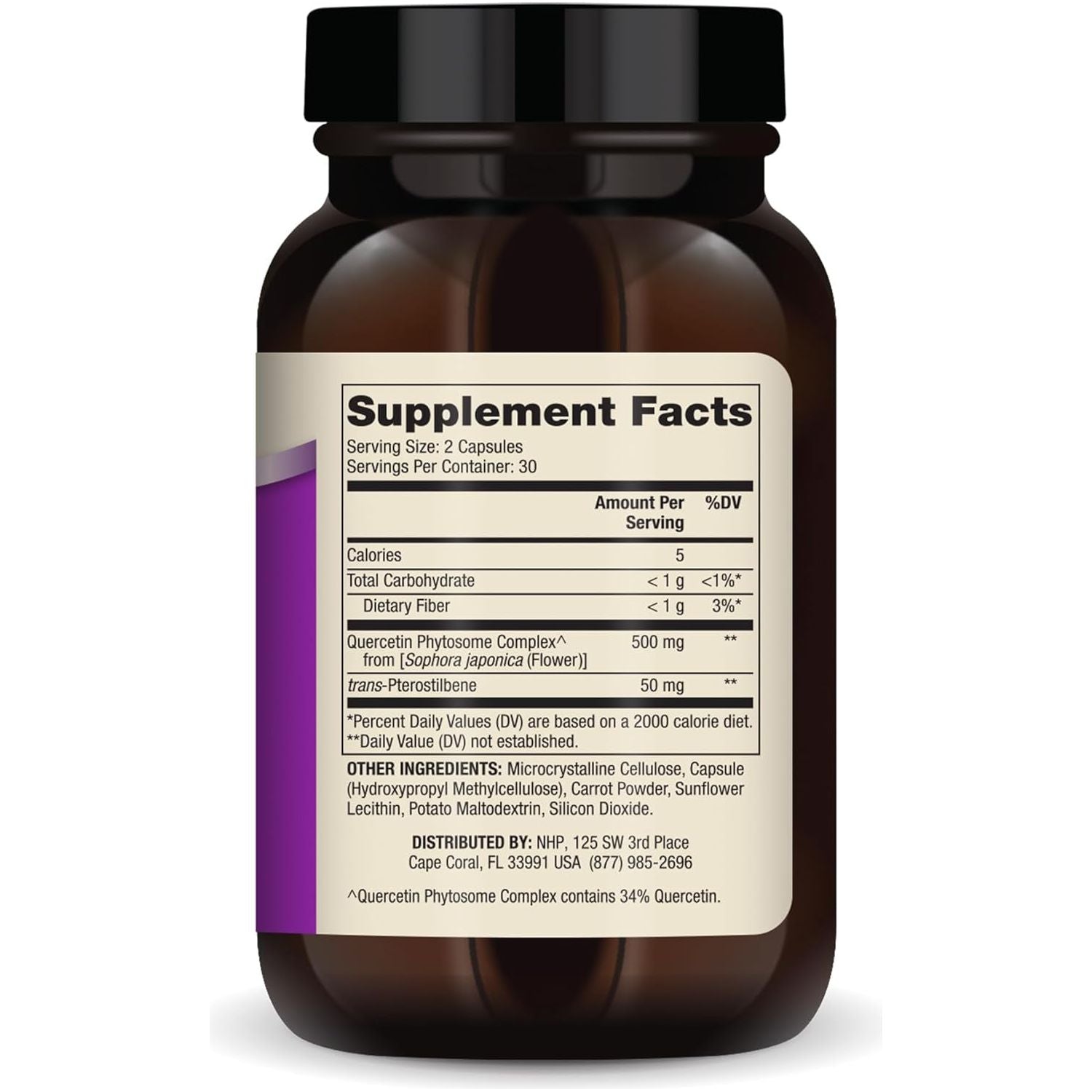 Dr. Mercola Quercetin and Pterostilbene Advanced - Supports Lung and Immune Health 30 Servings