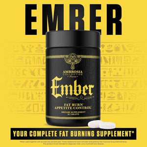 Ambrosia Ember™ Thermogenic Fat Burner & Appetite Support Supplement Pills