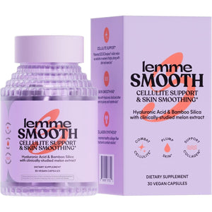 Lemme Smooth anti Cellulite Capsules for Women, Smooth Legs & Thighs (1 Month Supply 30 Ct)