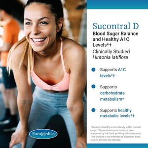 Euromedica Sucontral D - 60 Capsules - Non-Gmo, Vegan - 60 Servings