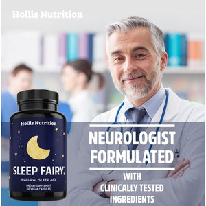 SLEEP FAIRY Natural Sleep Aid | Herbal Sleeping Pills | Vegan Capsules