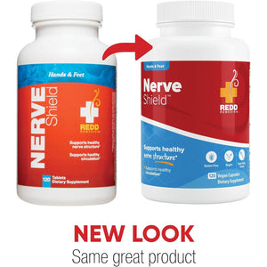 Redd Remedies, Nerve Shield, Supports Healthy Nerve Structure and Circulation, 120 Vegan Capsules