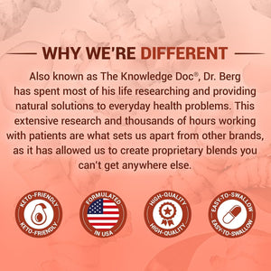 Dr. Berg Advanced Digestive Enzymes with Apple Cider Vinegar - 180 Tablets