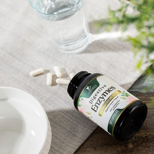 Digestive Enzymes with Probiotics - Probiotic Multi Enzymes for Digestive Health and Bloating Relief 120 Capsules