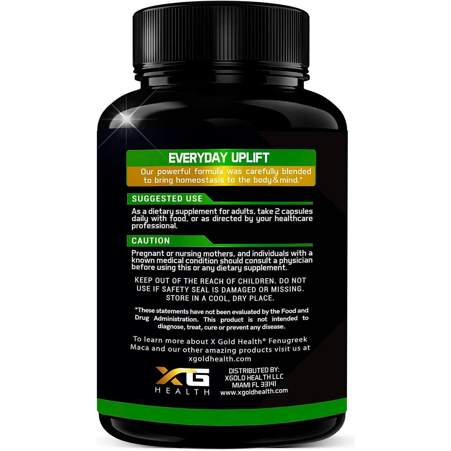 Ashwagandha 5000Mg + Tongkat Ali 1000Mg + Maca Root 5000Mg + Fenugreek 3000Mg Supplement - Made in USA