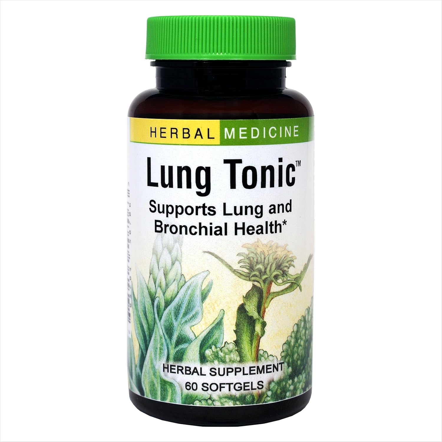 Herbs Etc. Lung Tonic - Lung Supplement for Bronchial Support - Healthy Breathing Support - 60 Softgels