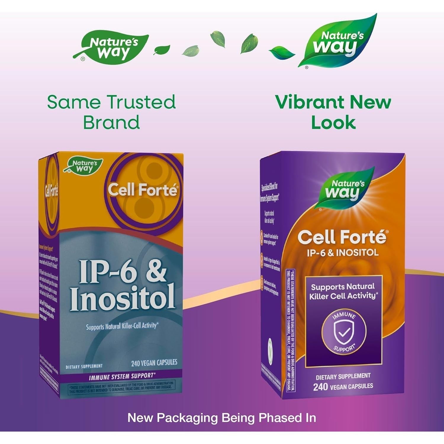 Nature'S Way Cell Forté IP-6 & Inositol, Supports Natural Killer Cell Activity*, Immune Support*, 240 Capsules
