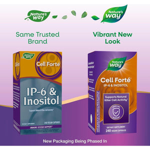 Nature'S Way Cell Forté IP-6 & Inositol, Supports Natural Killer Cell Activity*, Immune Support*, 240 Capsules