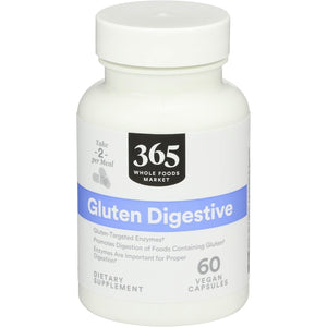 365 by Whole Foods Market, Enzymes Gluten Digestive, 60 Count