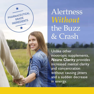 Nutrition Essentials Nootropic Brain Support Supplement - Caffeine-Free Capsules That Support the Brain