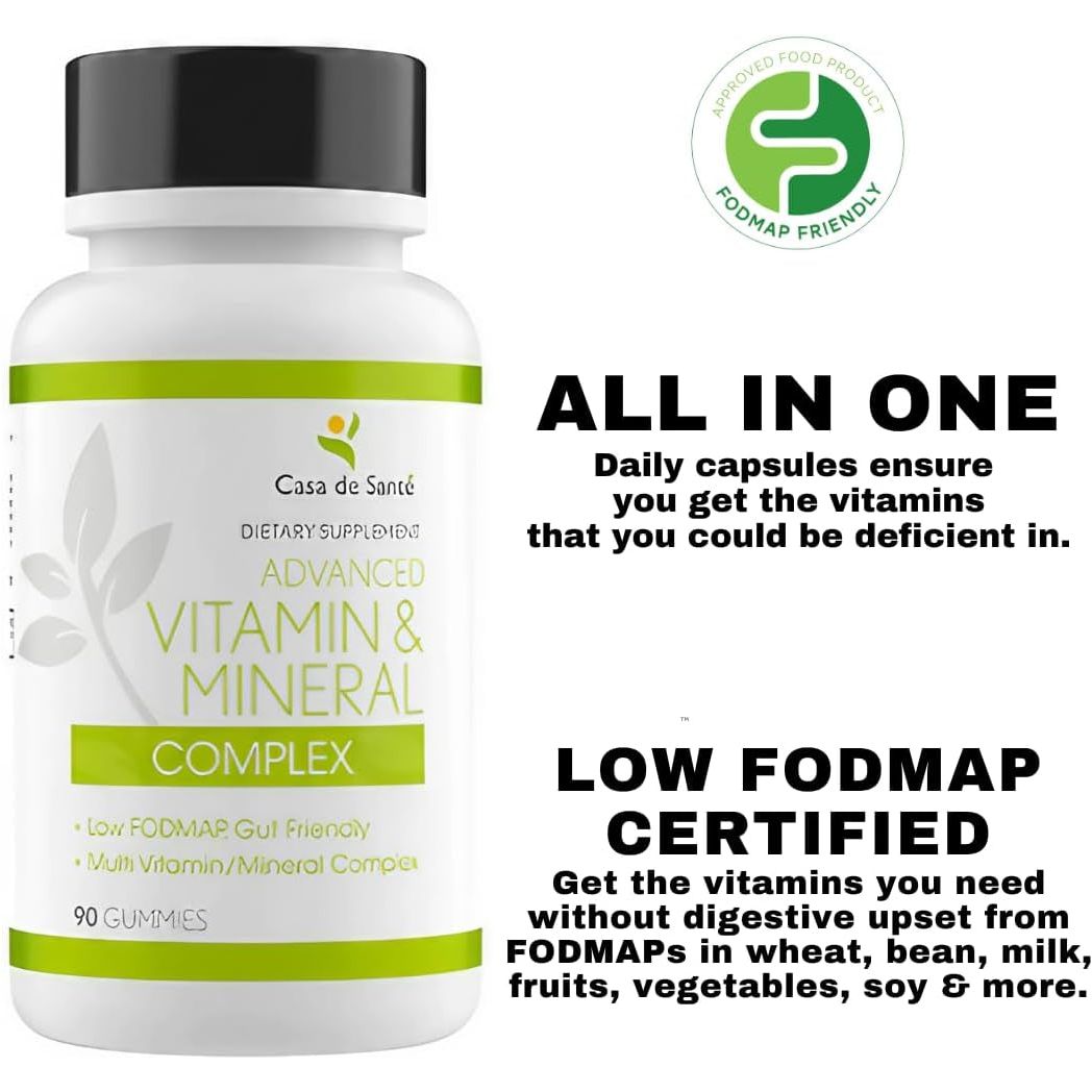 Advanced Vitamin & Mineral Gummies | Colitis Supplements| Gut Friendly, No Bloating