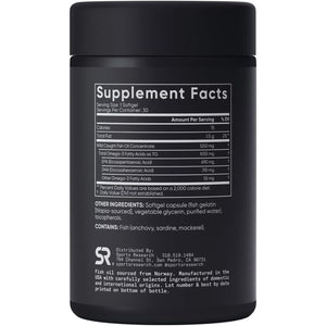 Sports Research Omega-3 Fish Oil, Triple Strength, 30 Softgels