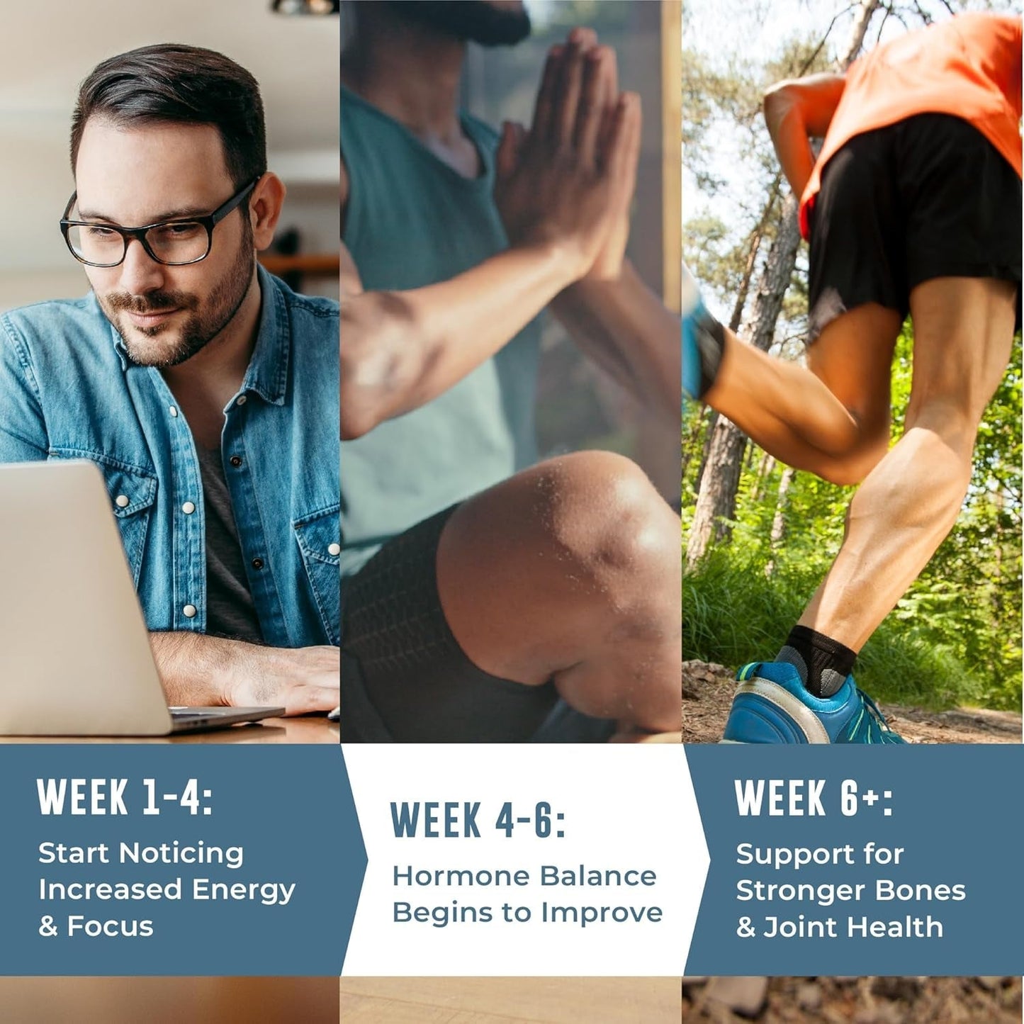 Boron Supplement for Men with Tongkat Ali - Vitamin D3, Zinc Picolinate 30Mg, Longjack Tongkat Ali for Men  60 Count