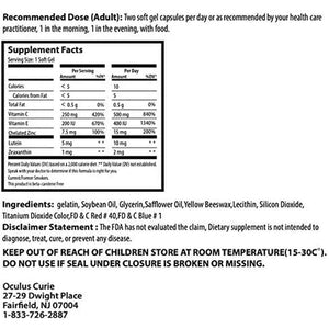 Vita Naina AREDS2 Eye Vitamins and Mineral Supplement (Zeaxanthin 2Mg) (120 Softgels)