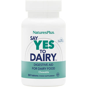 NaturesPlus Say Yes to Dairy - Maximum Strength Digestive Aid, Lactose Intolerance Relief (50 Servings)