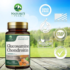 Glucosamine Chondroitin Supplements MSM Complex - 60 Capsules