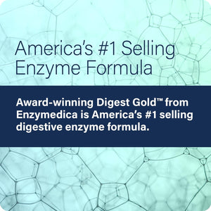 Digest Gold - Maximum Strength Vegan Enzyme Supplement for Better Digestion with Amylase, Lipase and Protease 90 Capsules