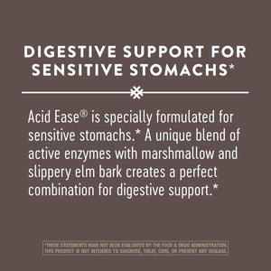 Nature'S Way Acid-Ease Digestion Formula, Digestive Support Supplement for Sensitive Stomachs*, 180 Vegan Capsules