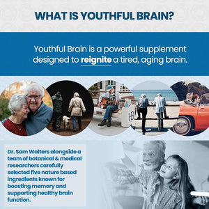 Youthful Brain | Memory & Brain Health Support Supplement - 30-Day Supply (60 Count)