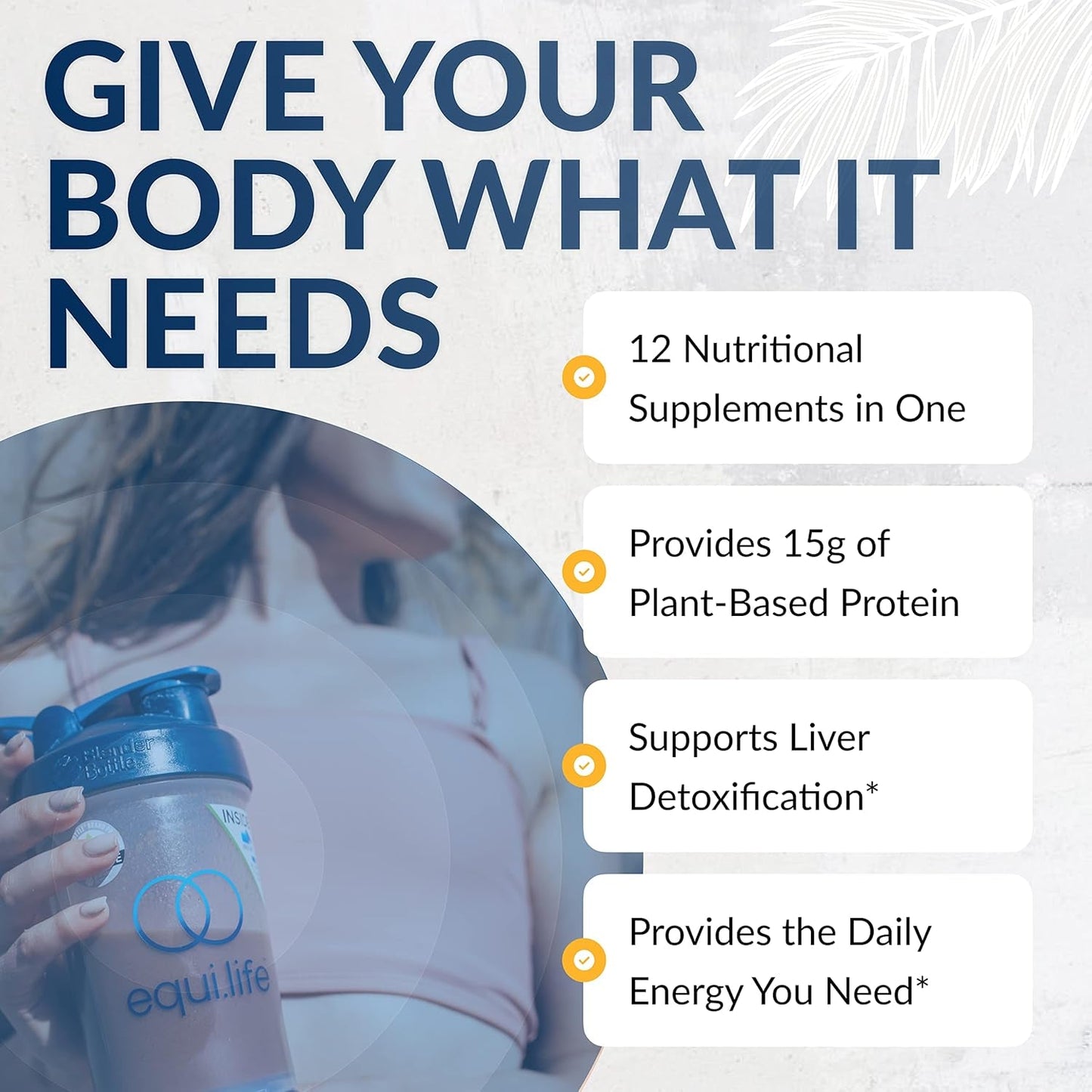 Equilife - Daily Nutritional Support, Organic and Plant Based Protein Powder, All-In-One Multivitamin (Pure Chocolate,14 Servings Tub)