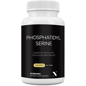 Newt Phosphatidylserine Supplement 600M - Brain Food, Neural Function and Stress Support 120 Capsules
