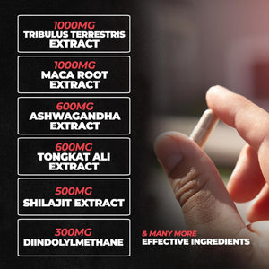 Rebirth PCT Supplement for Men, Most Stacked & Complete Post Cycle Therapy Formula (270 Capsules)