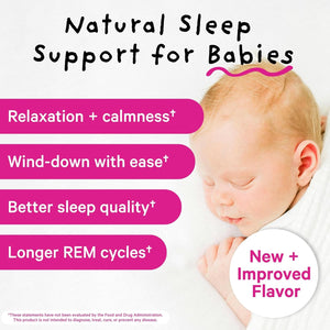 Pink Stork Baby Sleep Drops Naturally Support Sleep 1 Oz, 30 Servings