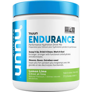 Nuun Hydration Endurance Powder, Lemon Lime, Workout Support,5 Essential Electrolytes (16 Servings)