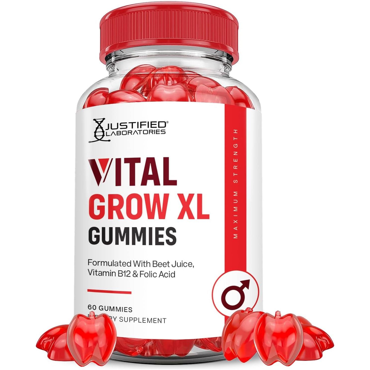 Vital Grow XL Performance Gummies 1000MG 60 Gummys
