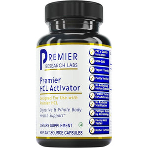 Premier Research Labs HCL Activator for Digestion & Digestive Aid - 90 Plant-Source Capsules