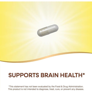 Nature'S Way GABA Gamma-Aminobutyric Acid, Supports Brain Health*, 60 Capsules