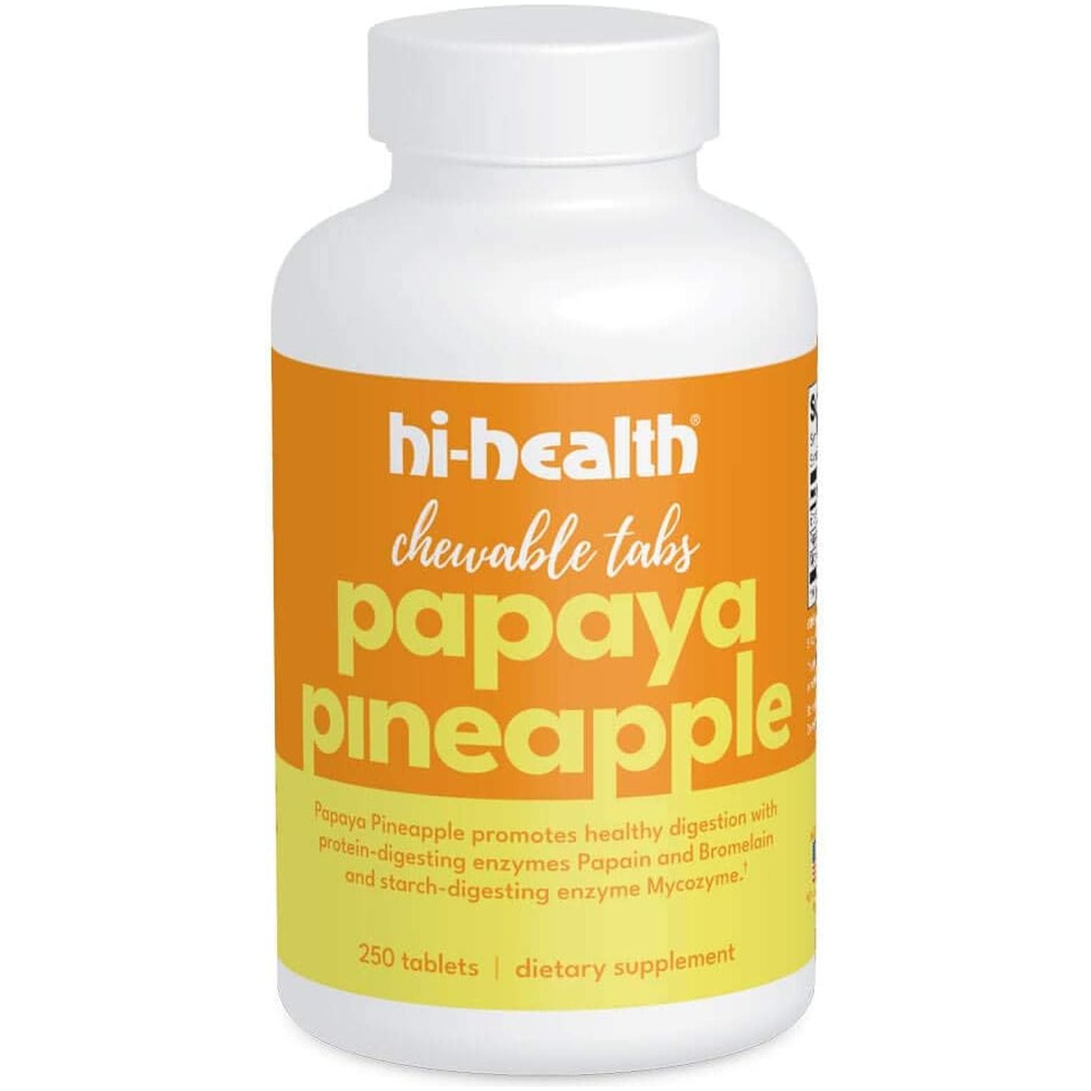 Papaya Pineapple Chewable Tabs (250 Tablets)