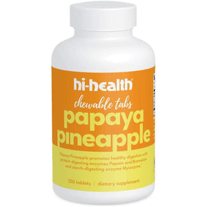 Papaya Pineapple Chewable Tabs (250 Tablets)