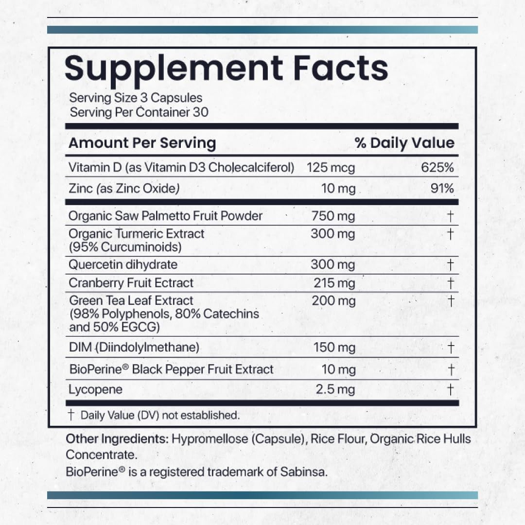 Nature'S Pure Blend Prostate Flow Prostate Support for Men - Urinary Support - 90 Caps