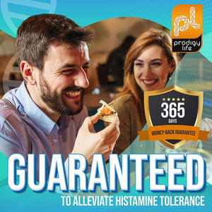 Premium Histamine Block Supplement - Supports Breakdown of Histamine for Food-Derived Intolerance - 30 Ct