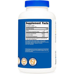 Nutricost Glucosamine 1800Mg with Chondroitin & MSM, 240 Tablets, 120 Servings - Joint Support Formula