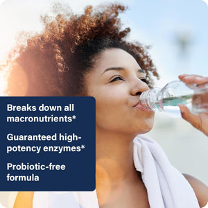 Digest Gold - Maximum Strength Vegan Enzyme Supplement for Better Digestion with Amylase, Lipase and Protease 90 Capsules