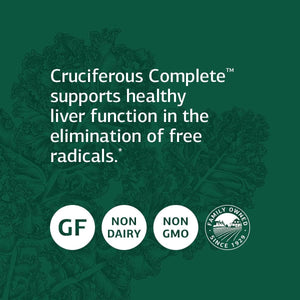 Standard Process Cruciferous Complete - Whole Food Antioxidant, Detox and Liver Support - 90 Capsules.