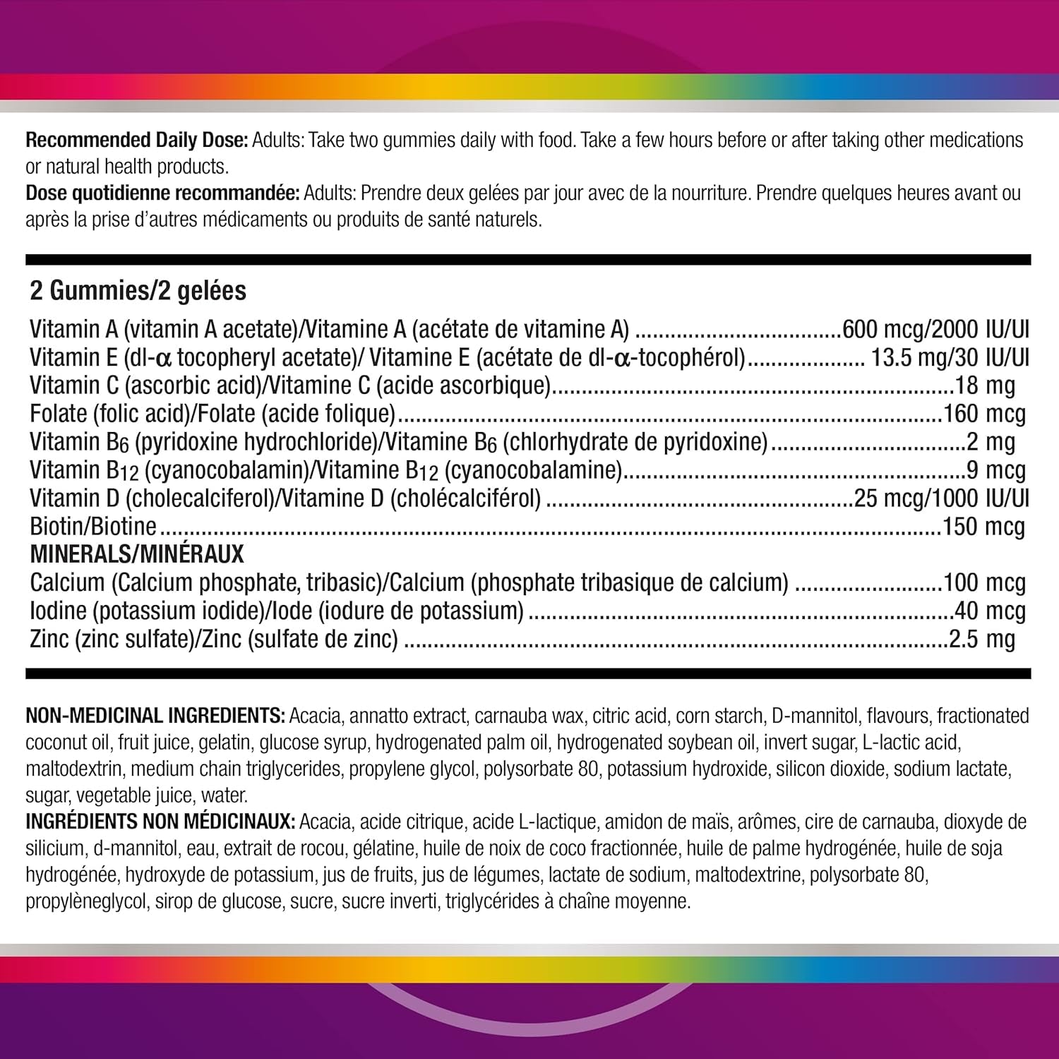 Centrum Women Multigummies, Multivitamins/Minerals Gummies, Cherry, Berry, and Orange Flavours, 130 Gummies (Packaging May Vary)