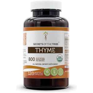 Secrets of the Tribe Thyme, 800 Mg (120 Capsules)