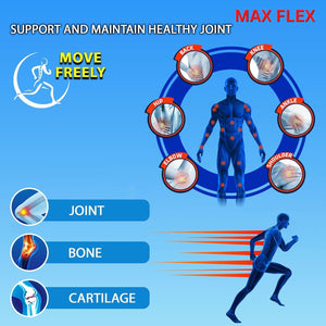 MAX FLEX UC-II, Collagen Supplement for Joint Health – Advanced Joint Support Supplement 60 Tablets/30 Servings