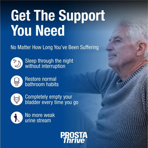 Experience Restful Nights, Boosted Energy in the Morning, Healthy Bathroom Habits, and a Robust Urine Stream - 90 Capsules