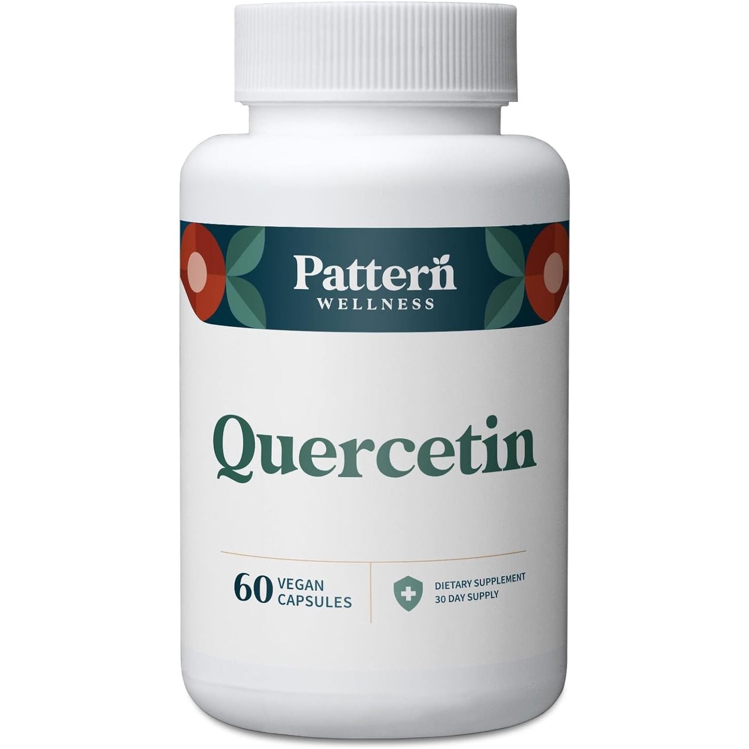 Pattern Wellness Quercetin Supplement with Bromelain - Immune Function & Cellular Health Support 60 Capsules