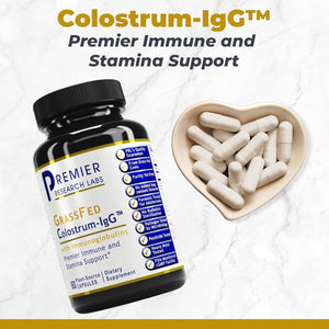 Premier Research Labs Colostrum-Igg - Bovine Colostrum Supplement for Immune Support* 60 Capsules