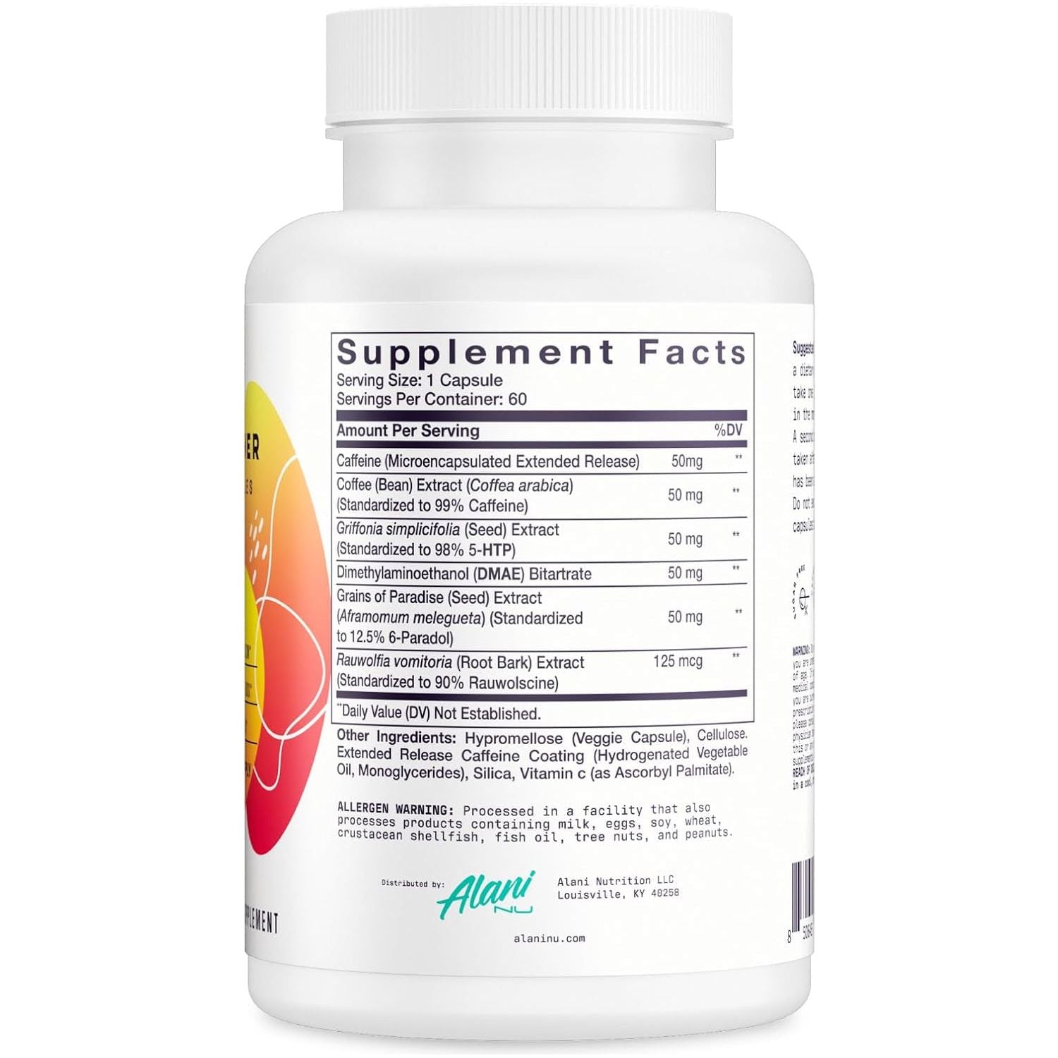 Alani Nu Premium Fat Burner Supplement, Metabolism Booster and Appetite Suppressant 60 Day Supply