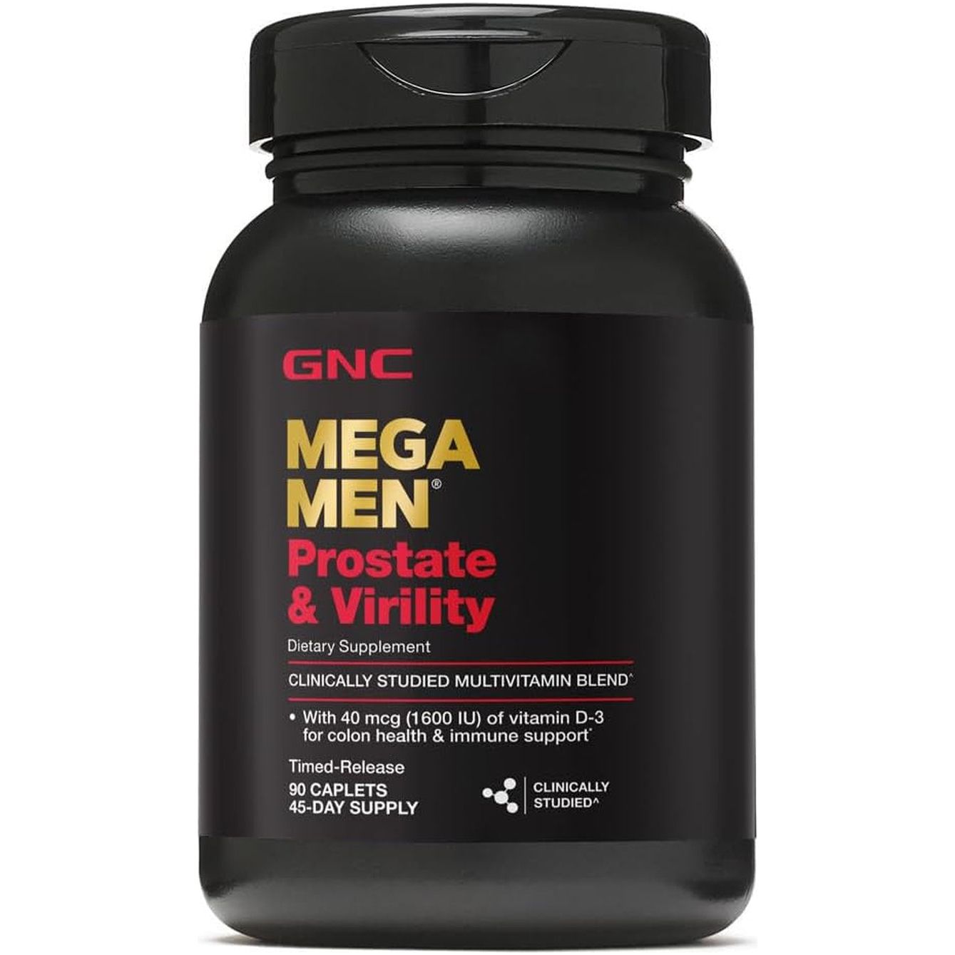 GNC Mega Men Prostate and Virility | Supports Optimal Sexual Health and Prostate Health | 90 Caplets