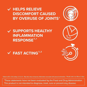 Qunol 5-In-1 Support Healthy Inflammation Response & Discomfort Caused by Overuse of Joints,Fast Acting 60 Count